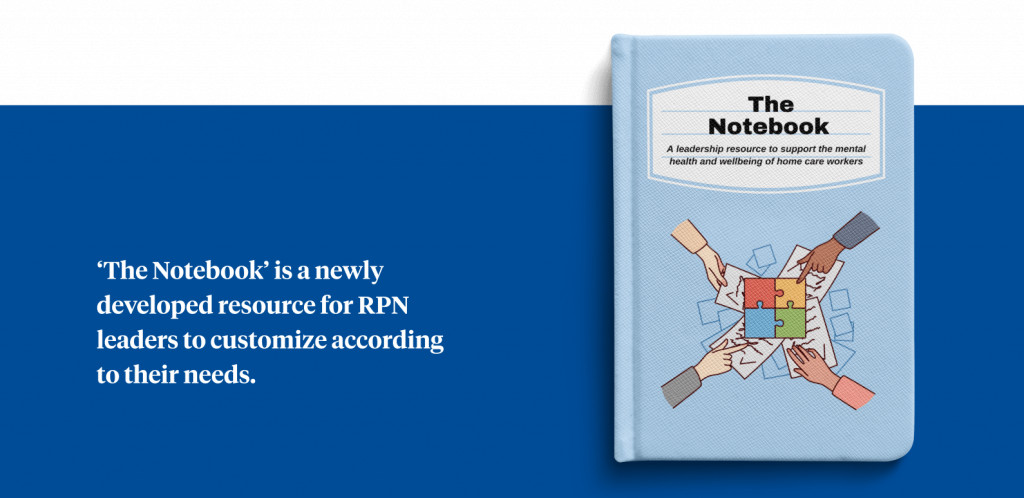 ‘The Notebook’ is a newly developed resource for RPN leaders to customize according
to their needs.